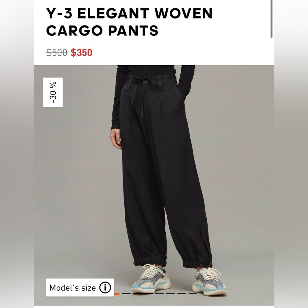 Adidas Y-3 Elegant Woven Cargo Pants